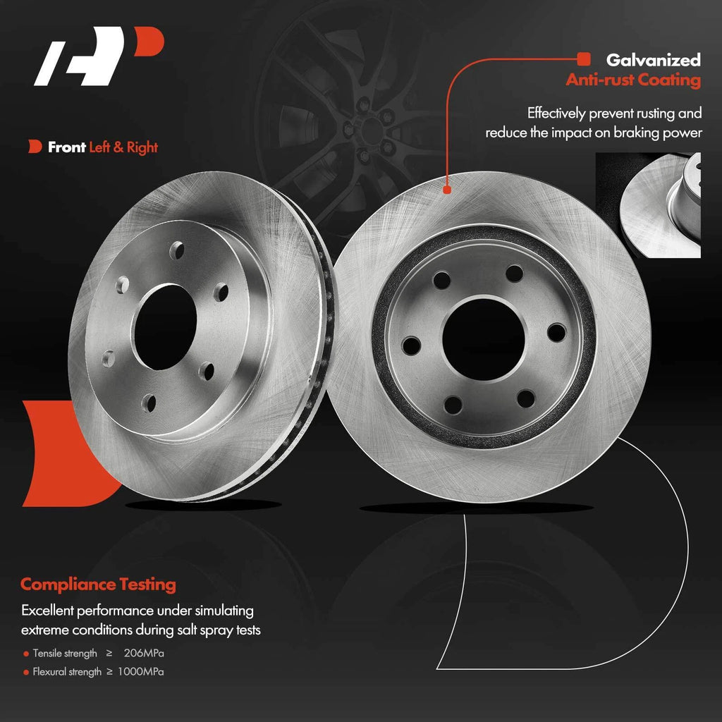 Front & Rear Disc Brake Rotors for Chevrolet Silverado 1500 (1999–2004)