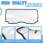 Clear Vented Rear Windshield for CFMOTO ZForce 950 Sport/Trail & 800 Trail (2023–2025)