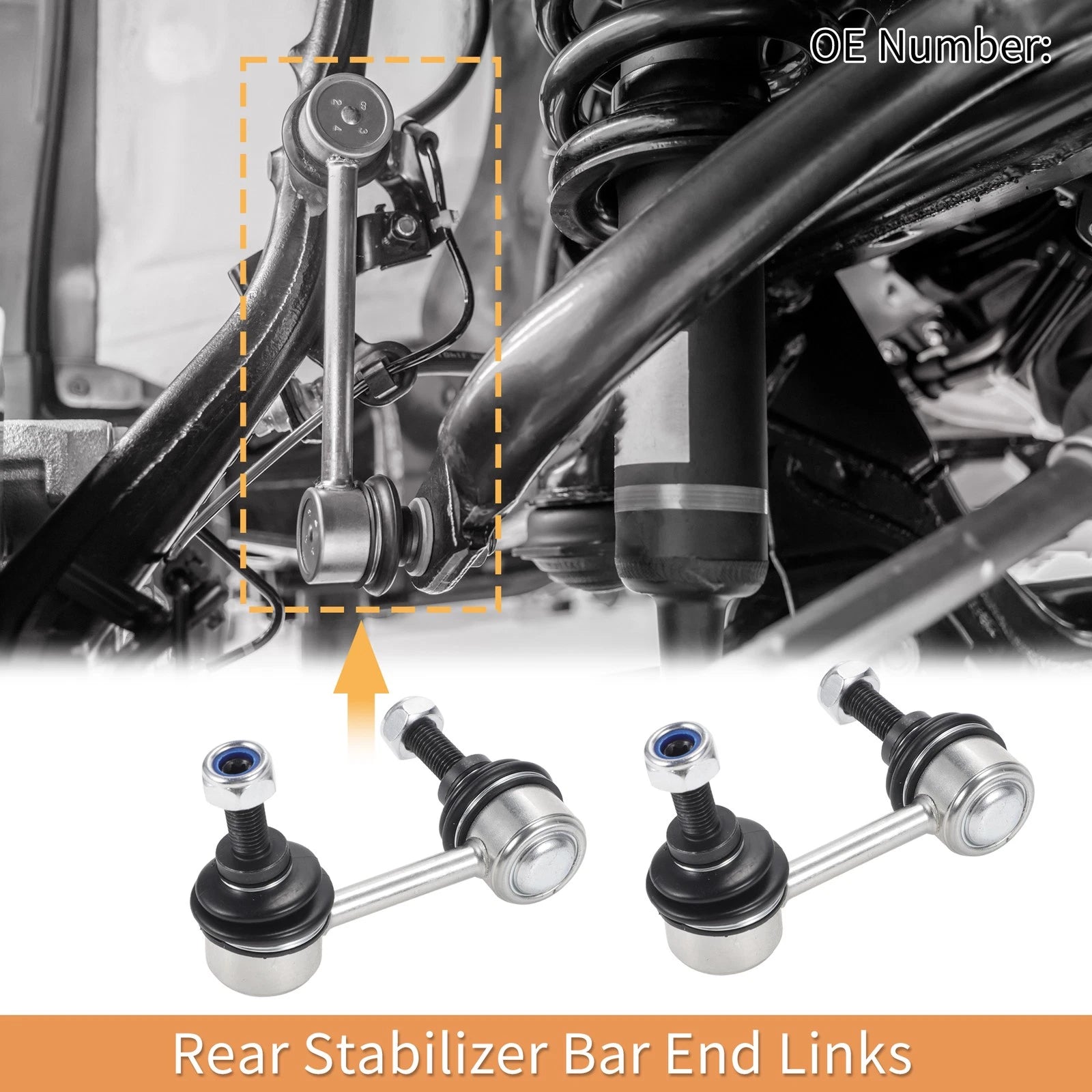 2X Rear Stabilizer Sway Bar Link for Dodge Avenger Caliber Jeep Patriot (2007–2014)