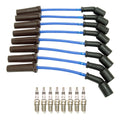 Set of 8 NGK Iridium IX Spark Plugs & Wire Set for Escalade ESV Silverado 1500 (2007–2014)