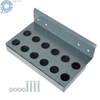 12-Hole Collets Rack for R8