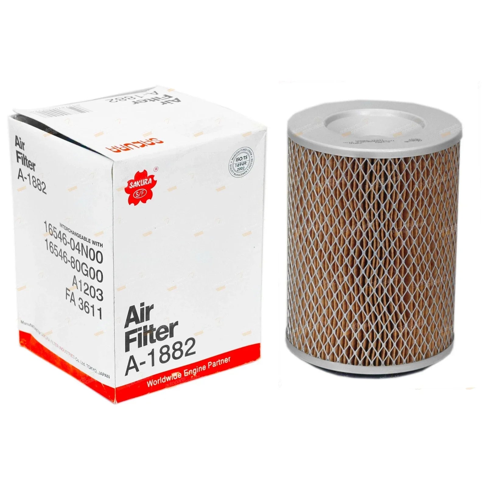 Air Filter for Ryco A1203 Sakura