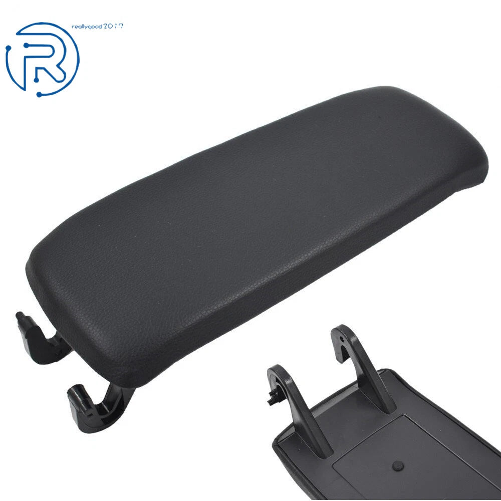 Leather Armrest Center Console Lid Cover for Audi A4 S4 B7 (2004-2008)