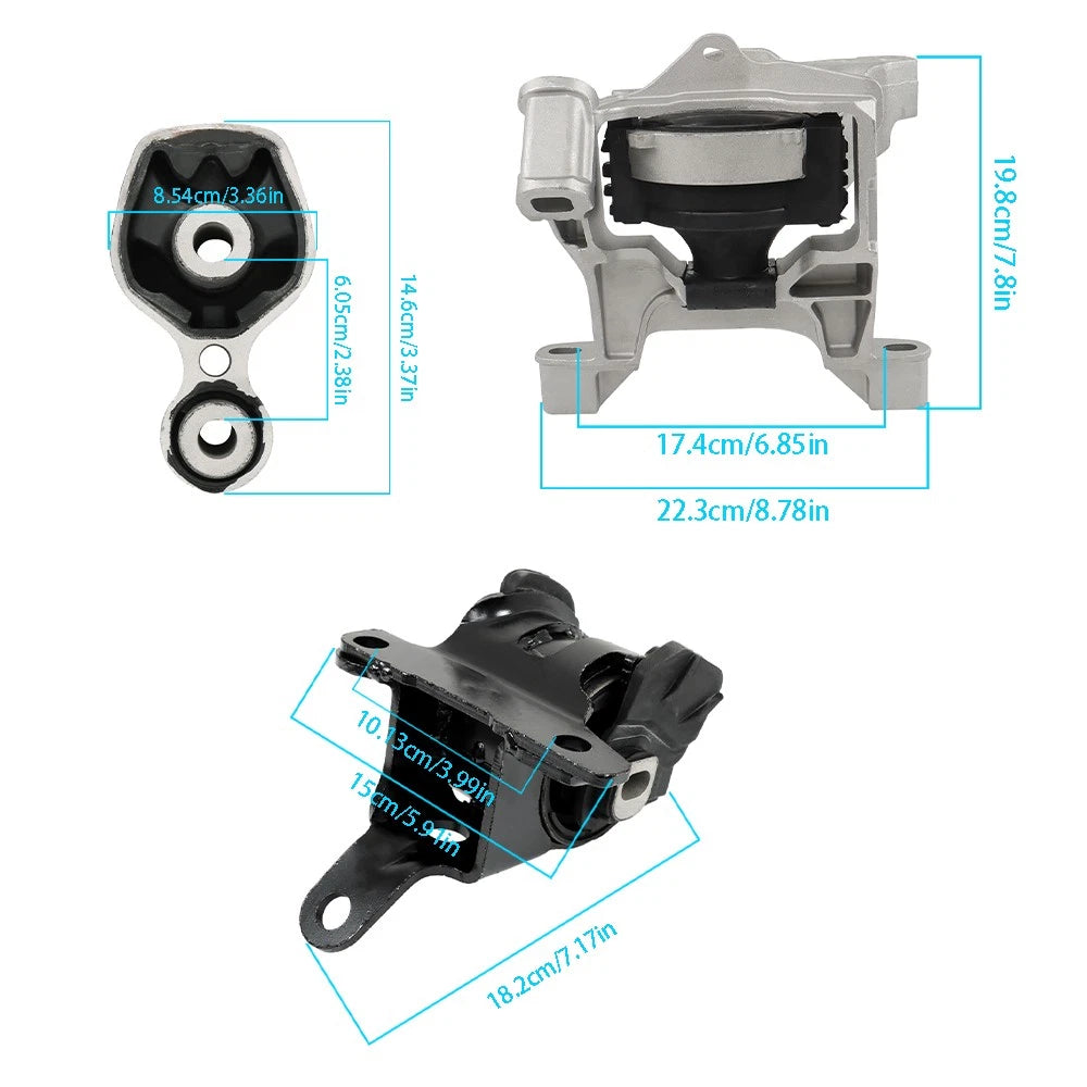 3X Engine & Trans Mounts for Mazda 3 (2013–2018)