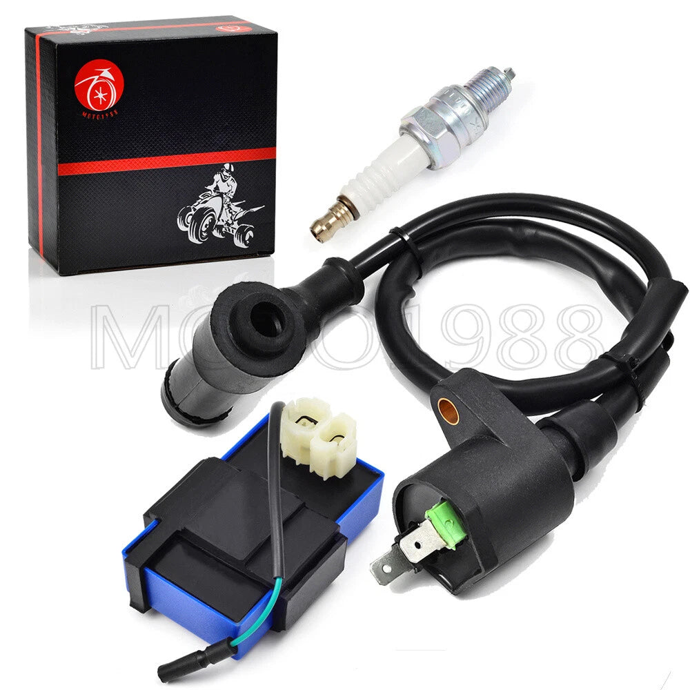 CDI Module Box Ignition Coil Spark Plug for Honda Sportrax TRX90 (1993-2005)