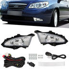 Fog Lights Driving Lamps for Hyundai Elantra (2007–2010) W/Harness+Switch LH+RH