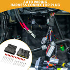 7 Pin Auto Wiring Harness Connector Plug for Nissan (Plastic Gray)