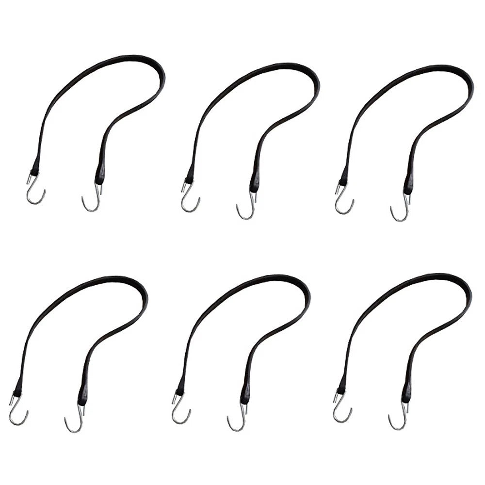 Set of 6 Bungee Cord Strap Cargo Tie Down T41-10 for Flatbeds Vans Caravans