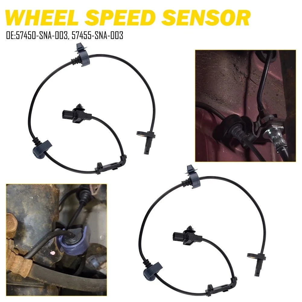 2X ABS Wheel Speed Sensor for Honda Civic (2006–2011)