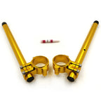 Riser Pair 45mm Tube Clip-ons Handlebar Clamp for Cafe Racer