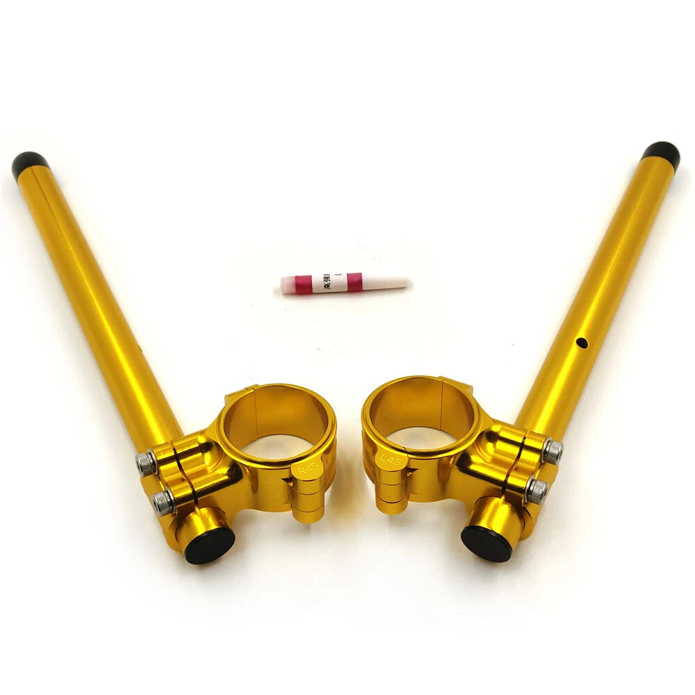 Riser Pair 45mm Tube Clip-ons Handlebar Clamp for Cafe Racer