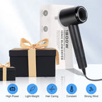 2X Black Hair Dryer with Negative Ions