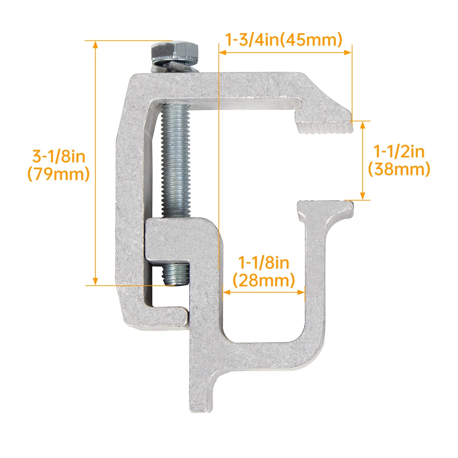 Set of 4 Mounting Clamps for Truck Cap Topper