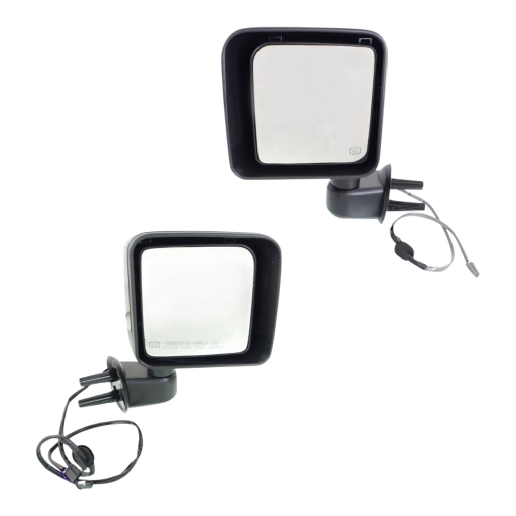 Set of 2 Heated Mirrors for Jeep Wrangler (2014–2023)