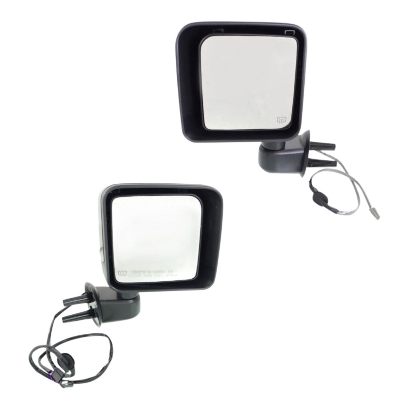 Set of 2 Heated Mirrors for Jeep Wrangler (2014–2023)