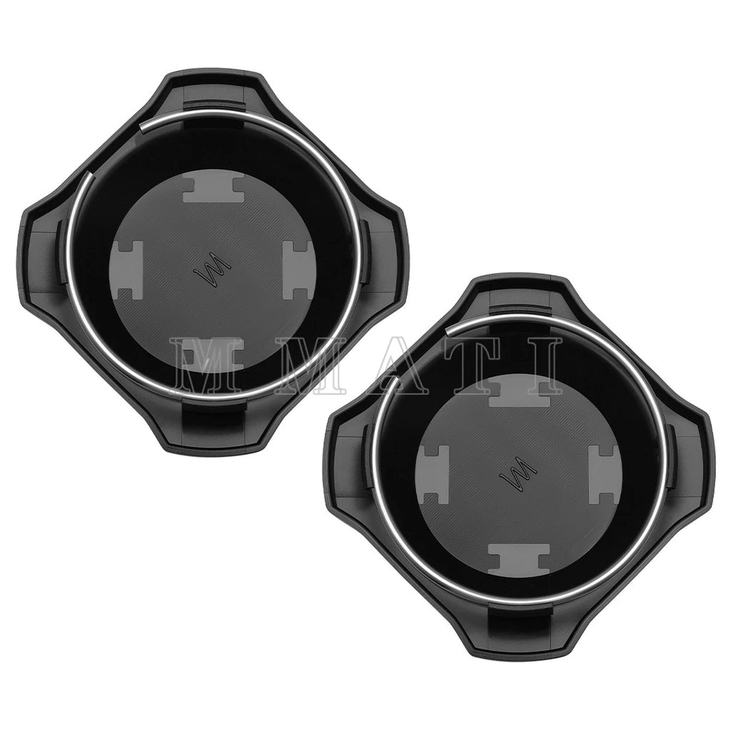 2X Black Center Wheel Hub Caps 1525221-655 for Polaris RZR XP 1000 (2024–2025)