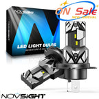 H4 LED Headlight Bulbs for NOVSIGHT (6500K, 16000LM, 60W)