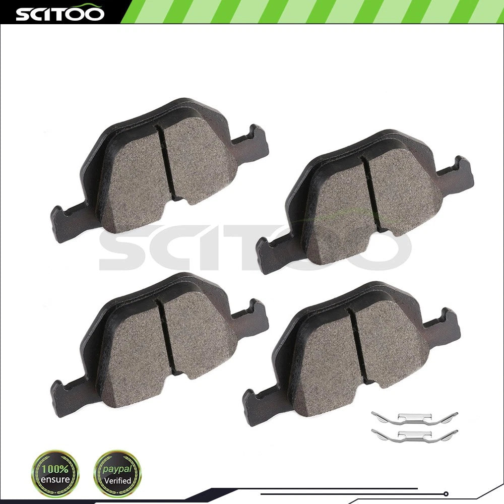 4x Metallic Brake Pads for BMW 530i 525i 530xi (2004–2007)