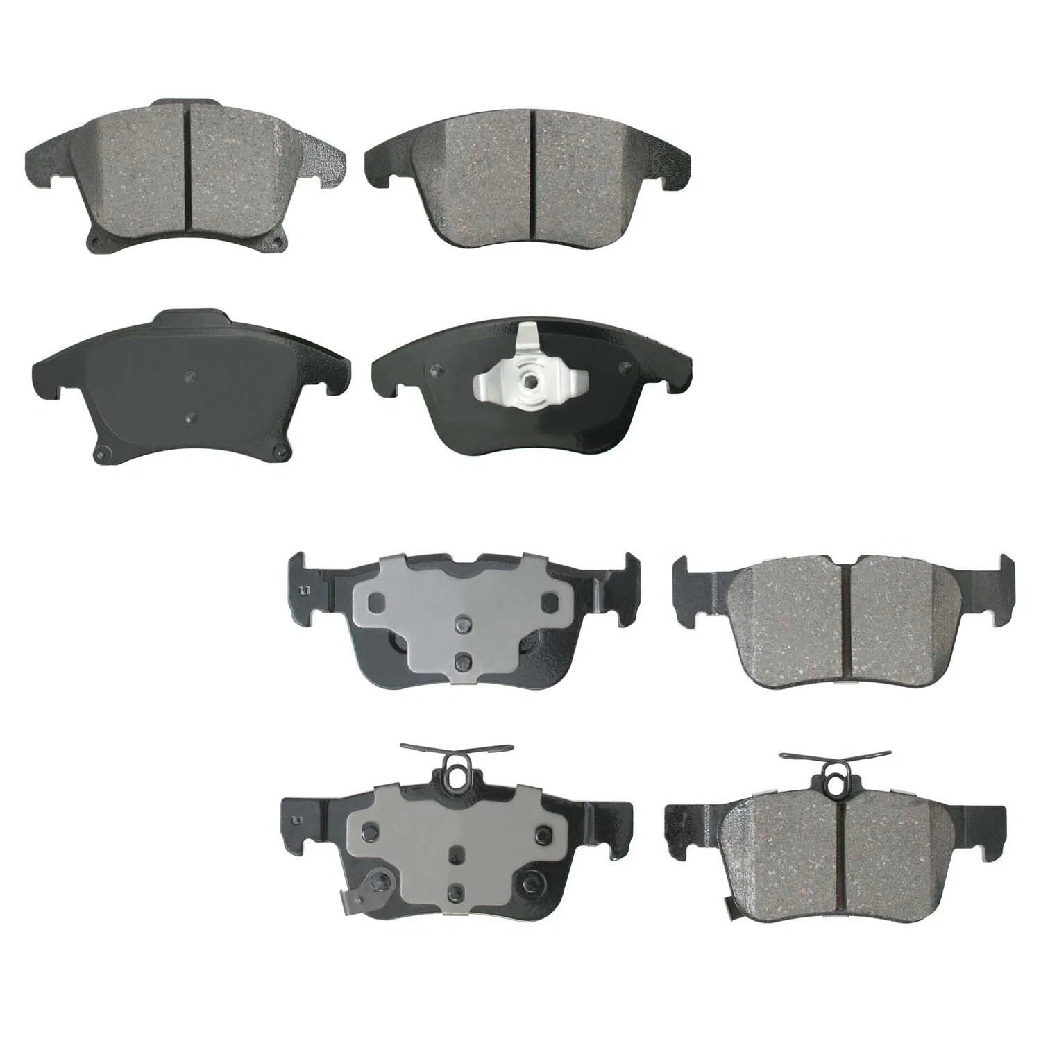 Brake Pads Kit for Ford Fusion, Lincoln MKZ (2013–2020) - Akebono ProACT