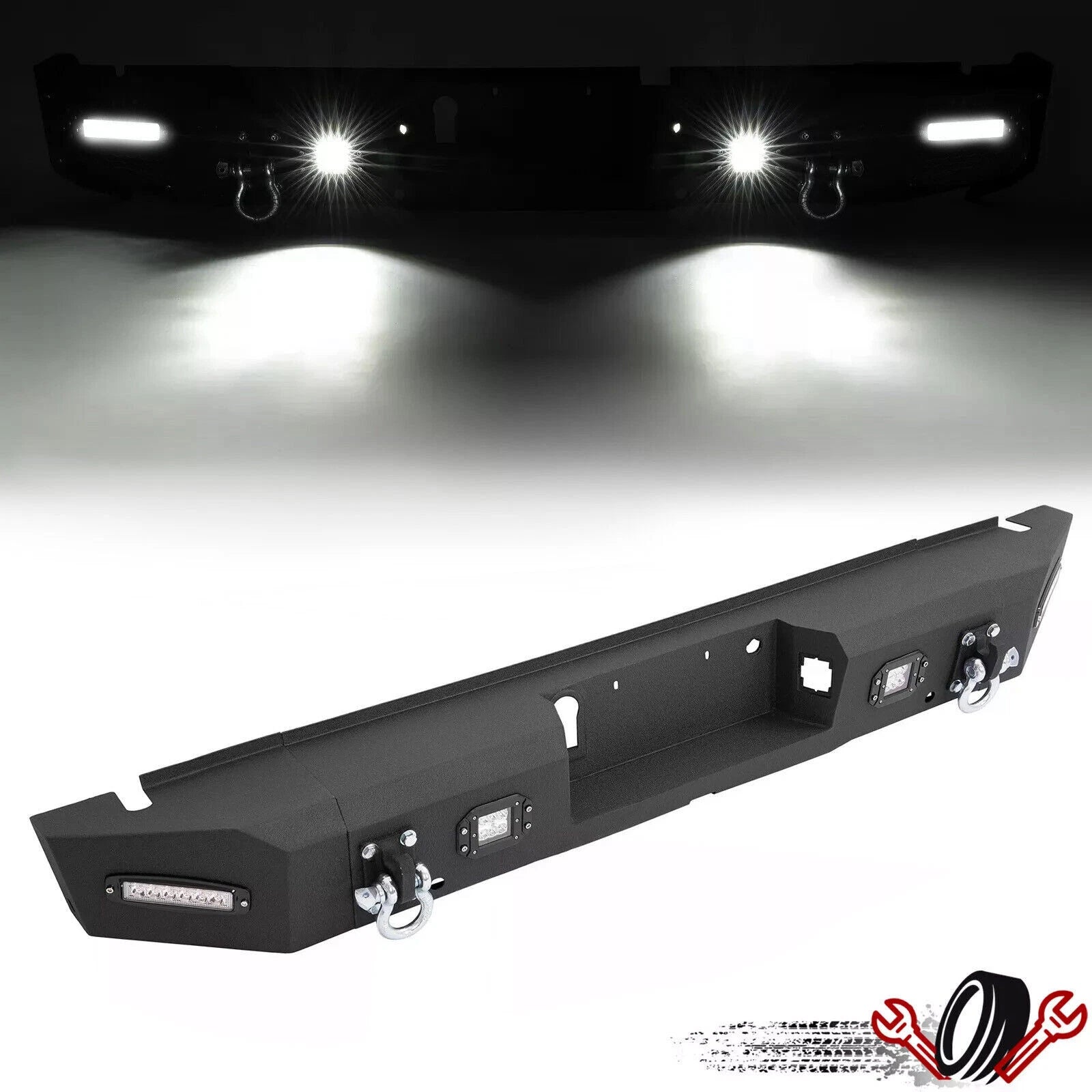 Front Bumper with LED Light for Ford F150 (2015–2024)