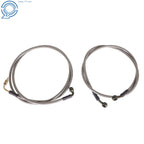 Set of 4 Extended Brake Lines for Polaris RZR 800/900 (2008–2014)