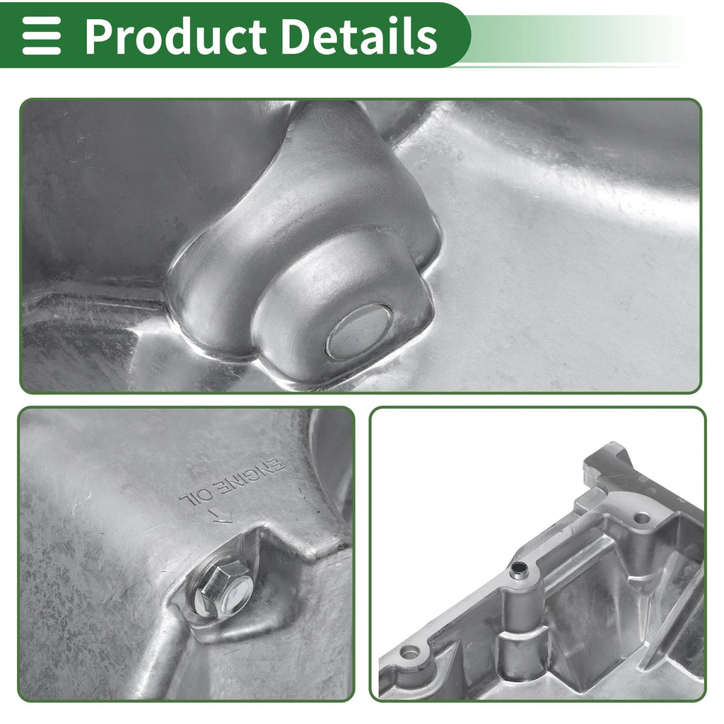 1 Pc Engine Oil Pan No.11200PGEA00 for Honda Pilot (2003–2004) Aluminum