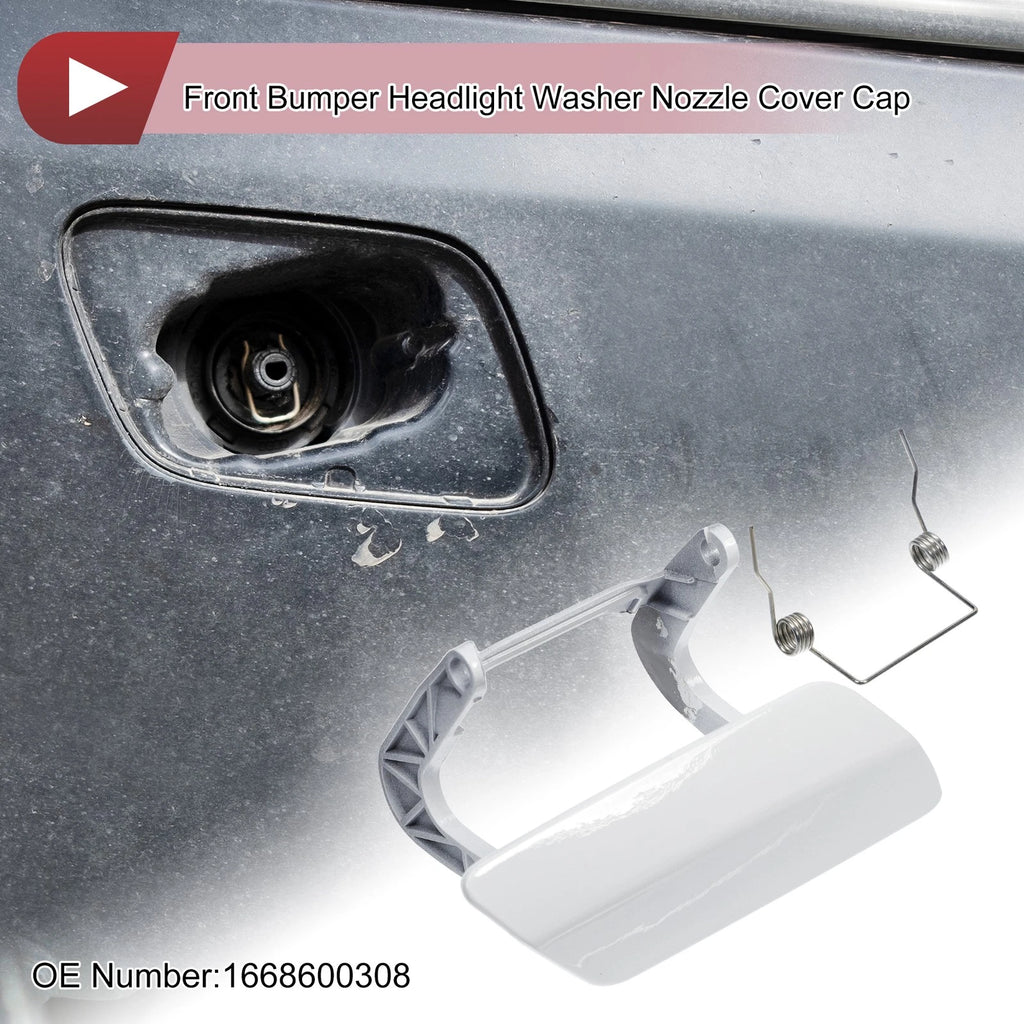 Front Right Washer Nozzle Cover Cap for Mercedes-Benz GL350 (2013–2016) White