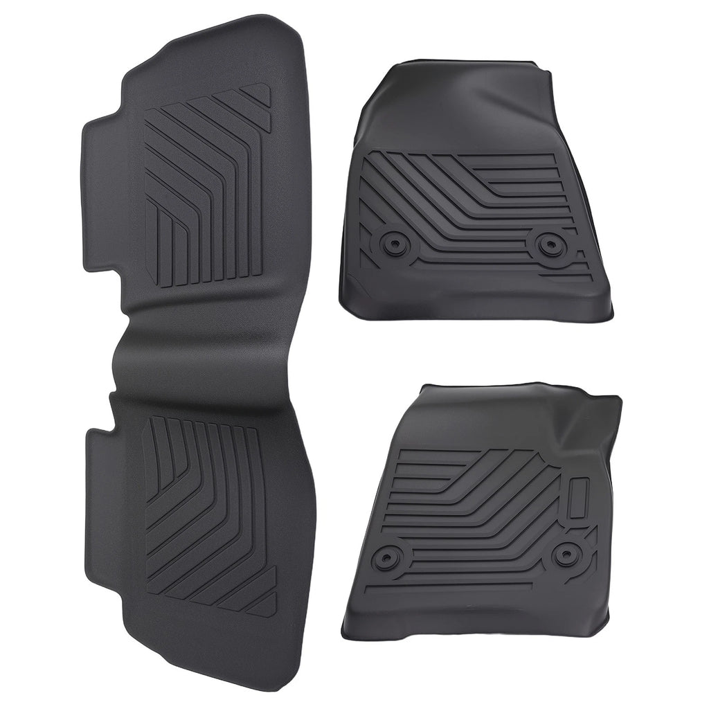 Set of 4 Carpet Floor Mats for Cadillac XT5 (2017–2025) Black TPE Anti-Slip