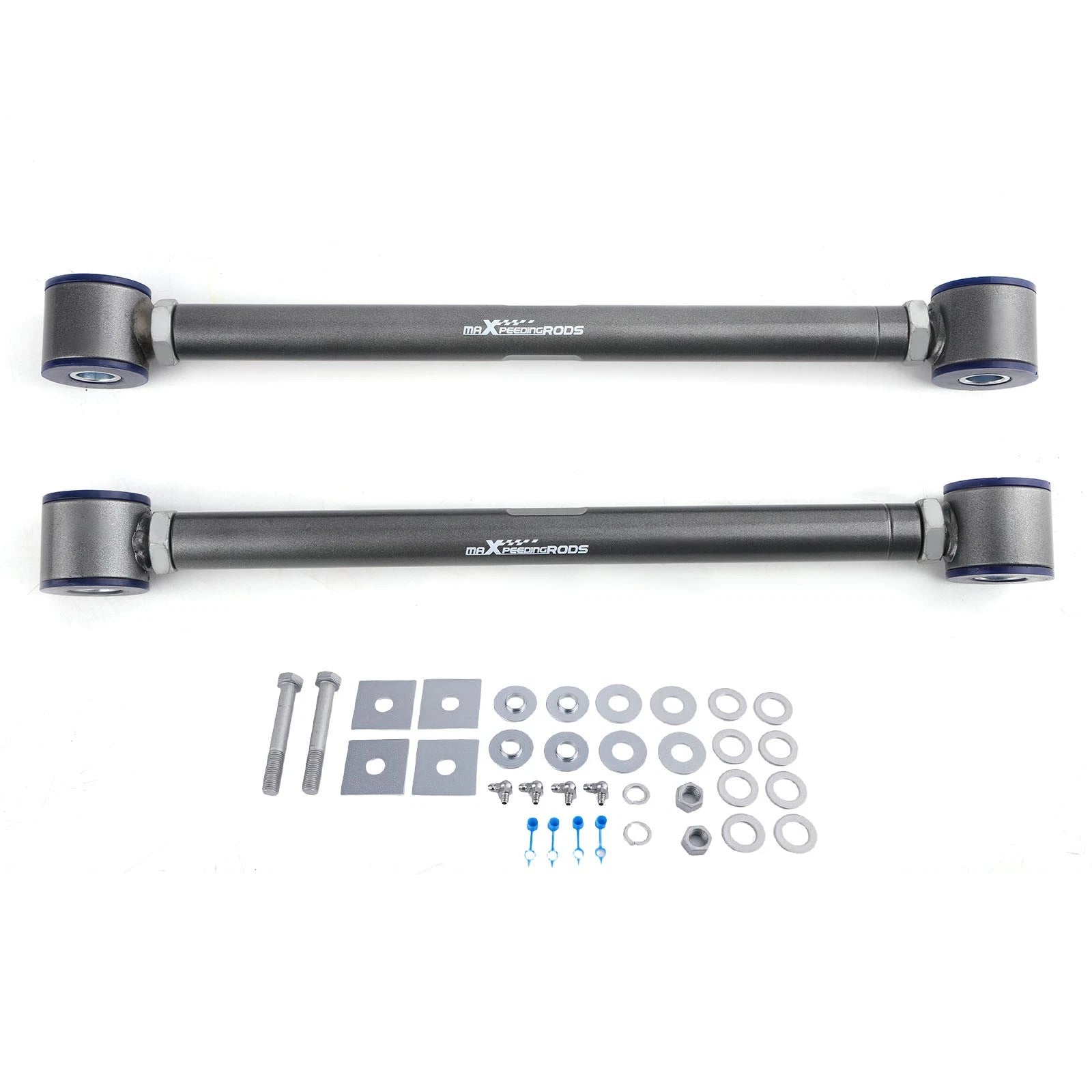 Set of 4 Polyurethane Bushing Suspension Rear Strut Rods for Chevy Corvette (1963–1979)