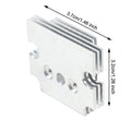 Aluminum Heat Dissipator for K2 SE 3D Printer Extruder (3.7 cm x 3.2 cm)