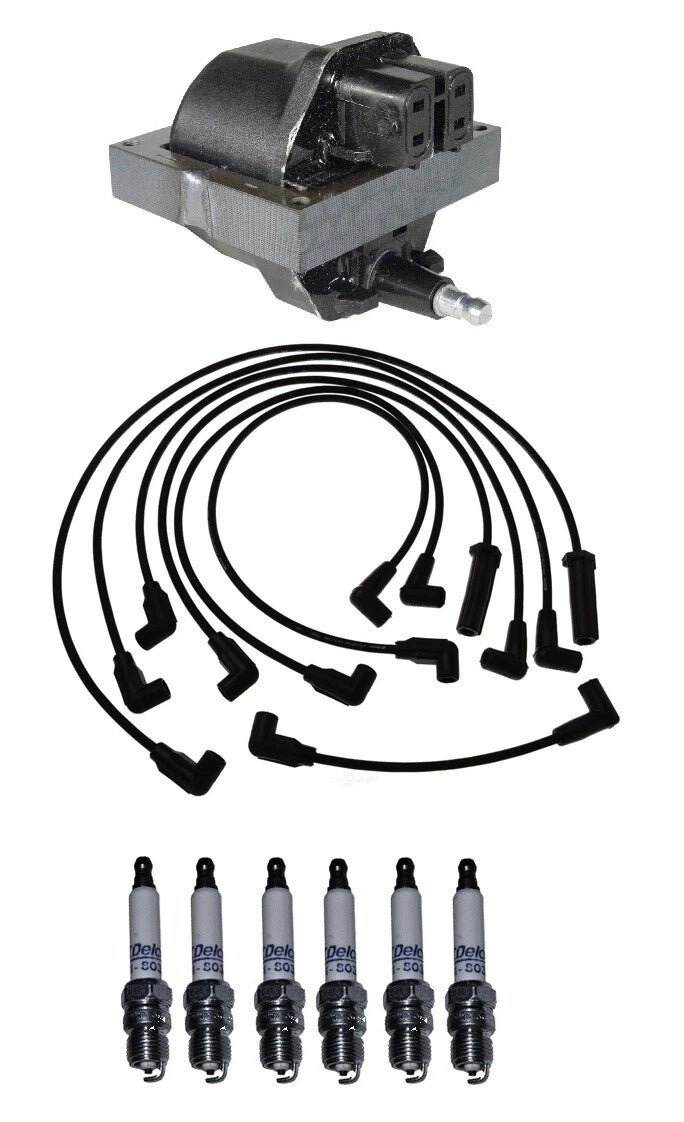 Ignition Wires & Spark Plugs Kit for Chevrolet S10 Blazer (1994–2005)