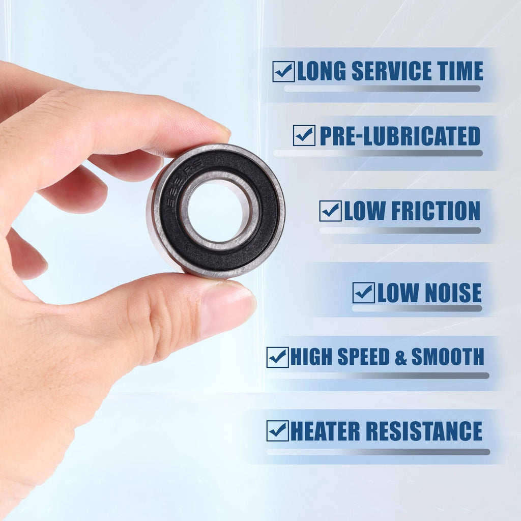 Set of 4 Deep Groove Ball Bearings 1623-2RS for Various Models 