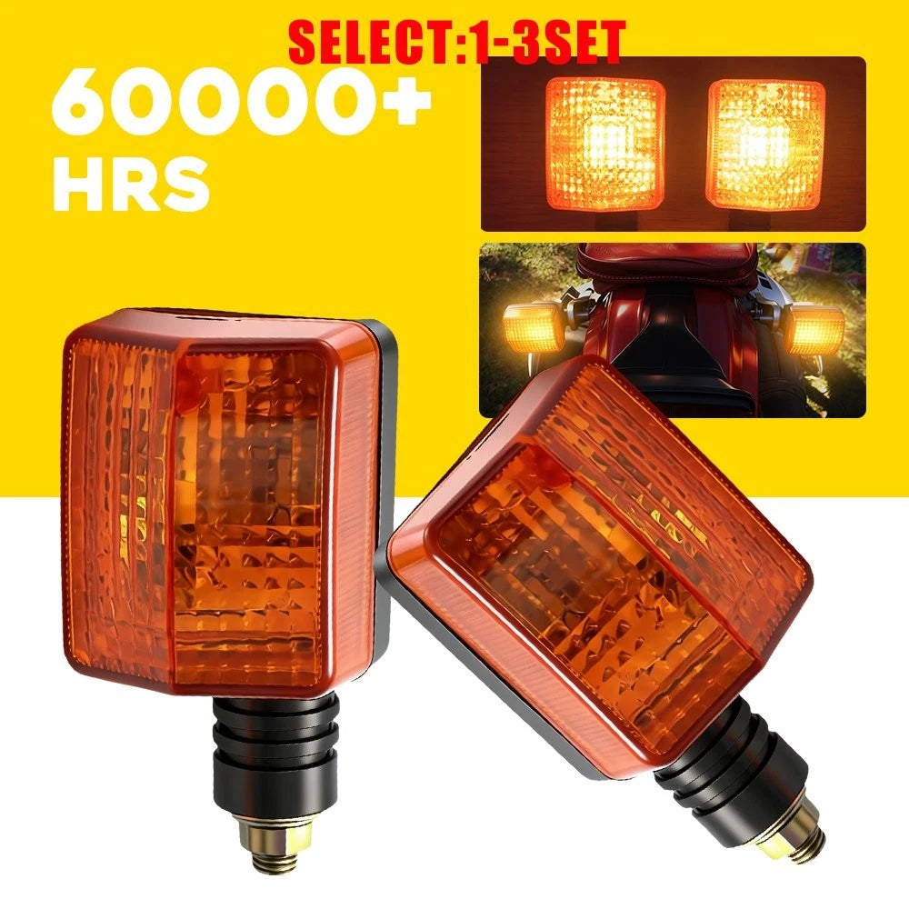 2X Front Rear Turn Signal Indicator Blinker for Honda XL600V Transalp (1989–1990)