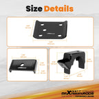 7" Rear Axle Drop Lowering Flip Kit for Chevy Silverado GMC Sierra 1500 (2007-2018)