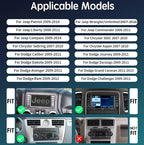 64GB GPS Car Stereo Radio for Jeep Wrangler (2007-2016)