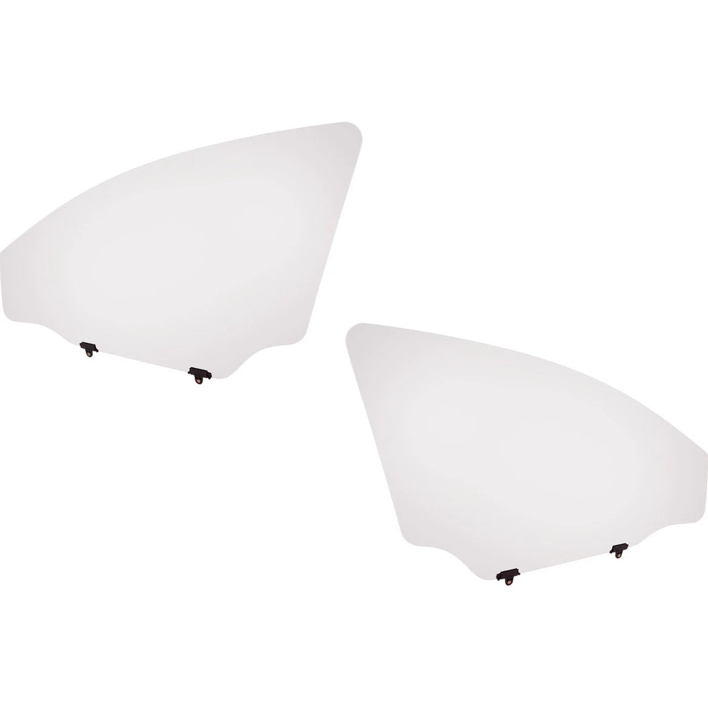 Set of 2 Front Door Glasses for Mitsubishi Galant