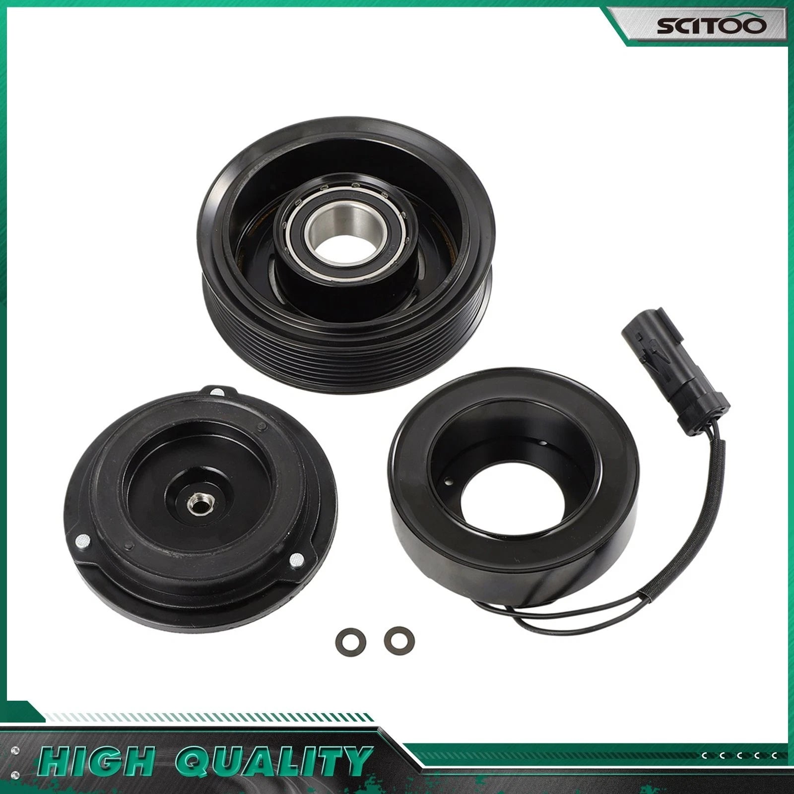 AC Compressor Clutch Kit for Dodge Durango, Chrysler Aspen 5.7L (2004–2008)