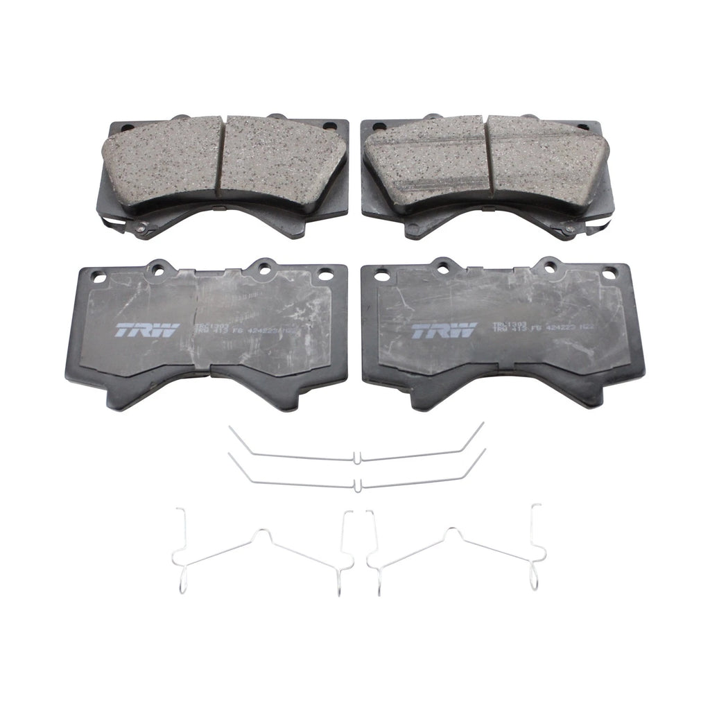 DuraGo Front Rotors & TRW Pro Ceramic Brake Pads Kit for LX570 Sequoia Tundra (2007–2021)