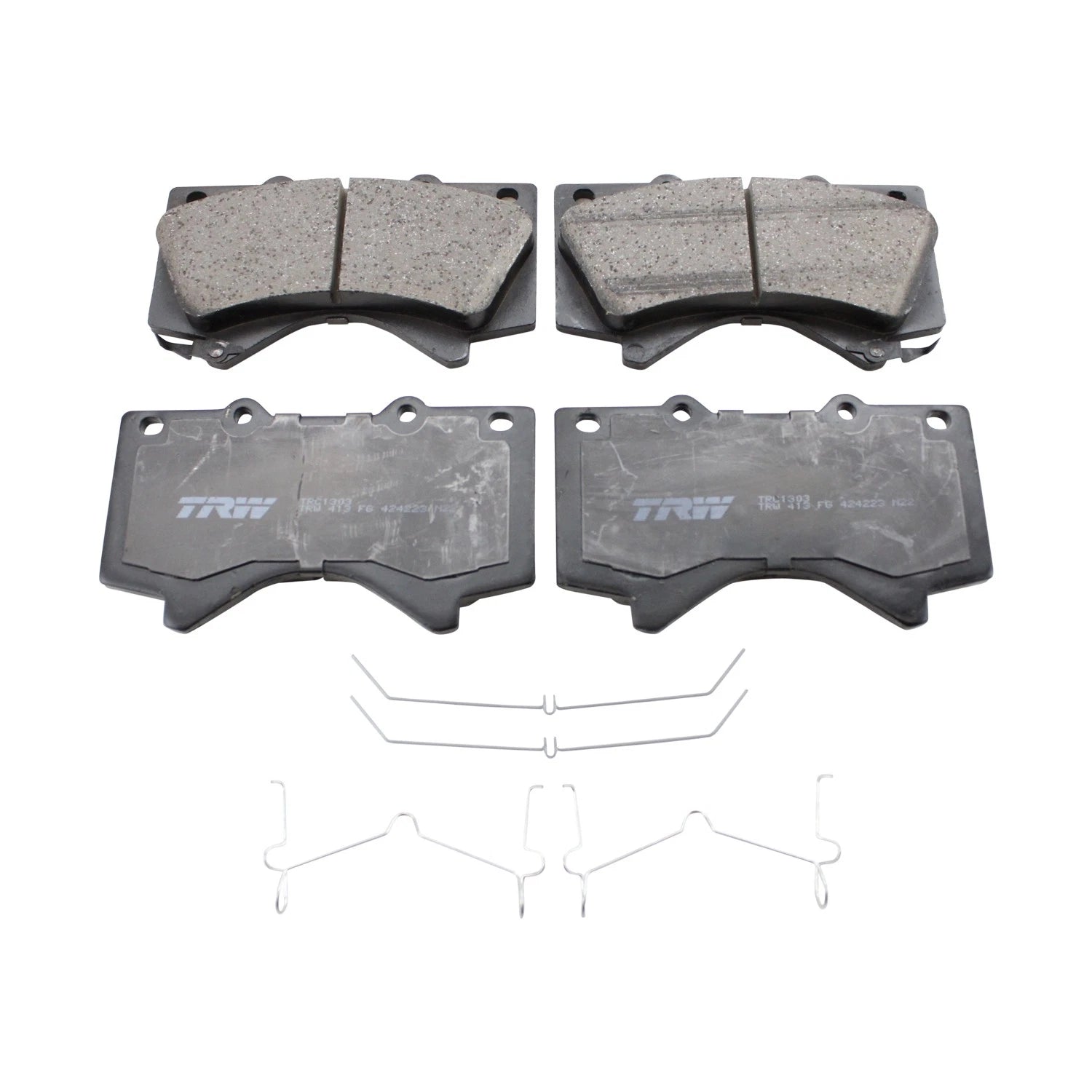DuraGo Front Rotors & TRW Pro Ceramic Brake Pads Kit for LX570 Sequoia Tundra (2007–2021)