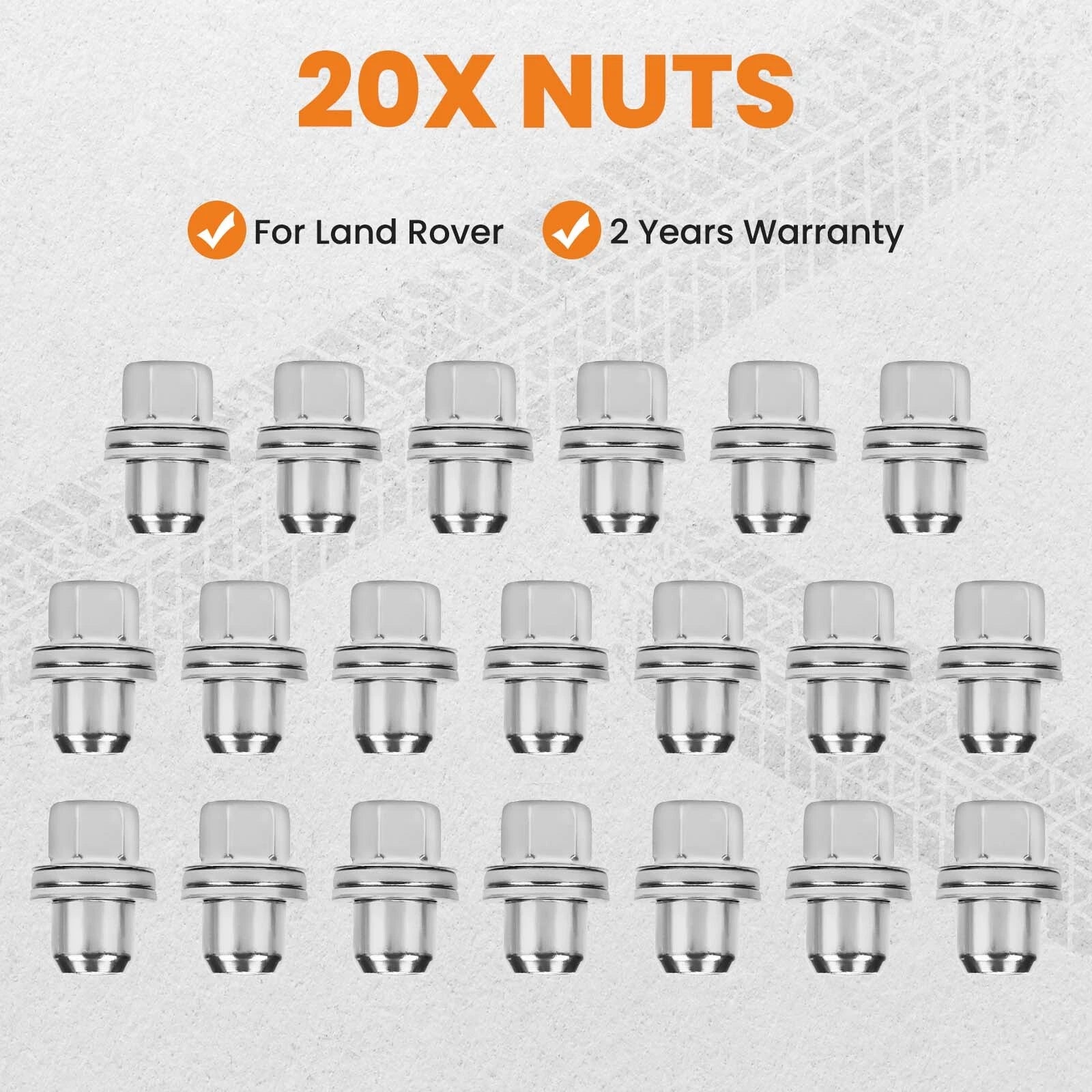 Set of 20 Wheel Nuts for Range Rover Sport & Discovery 3/4 (2005–2016)