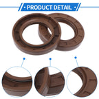 Set of 2 Oil Seal Rotary Shaft Seal FKM Rubber 40x65x10mm for Various Models