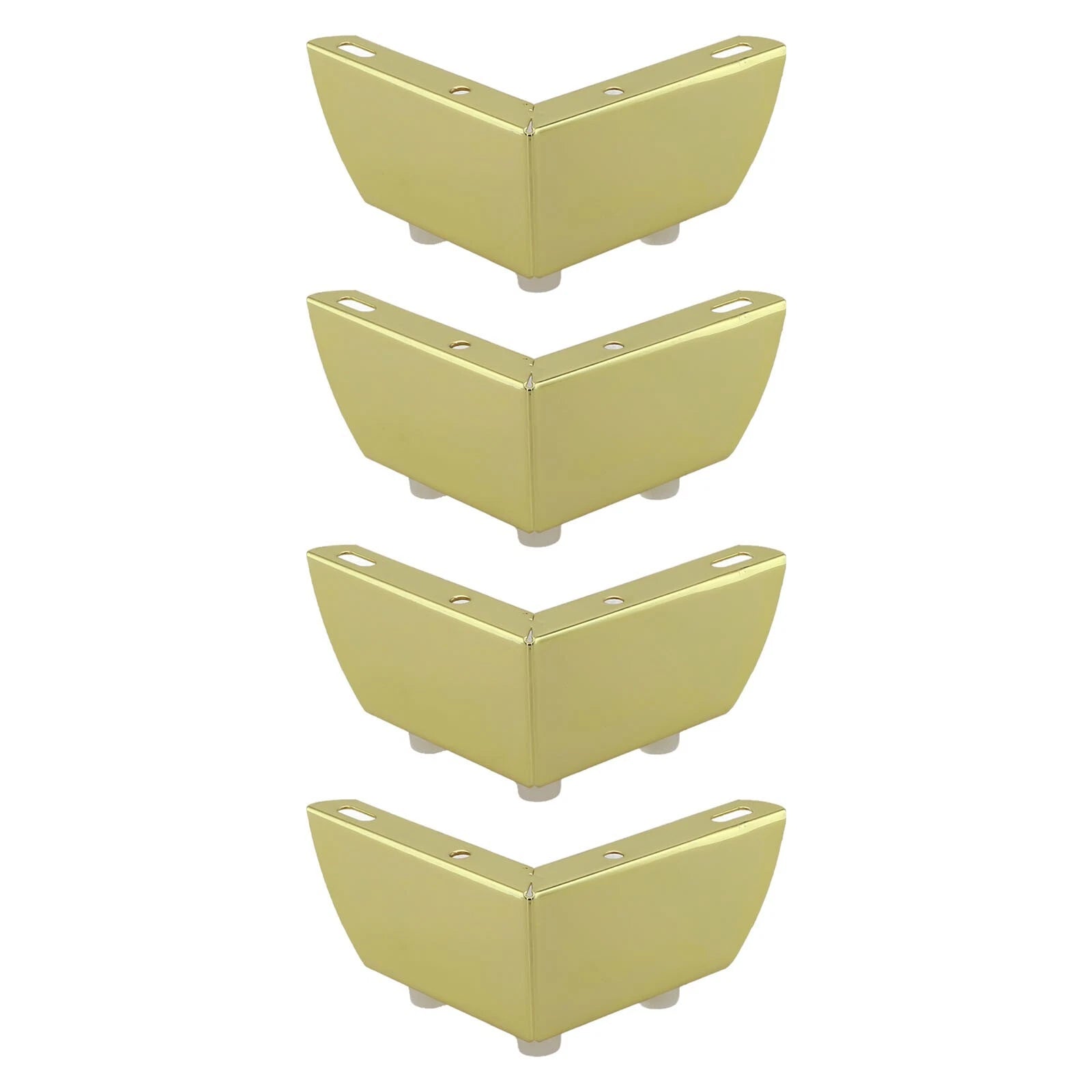 Set of 4 Heavy Load Bearing Triangle Metal Cabinet Feet