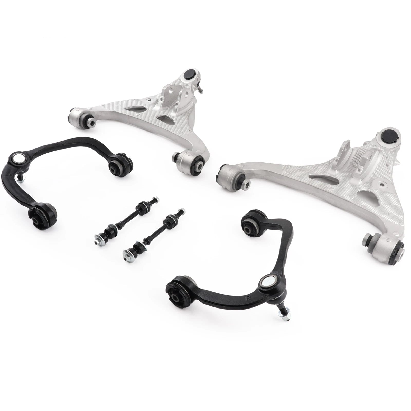 Set of 2 Front Upper Lower Control Arms for F150 Lincoln Mark LT (2005–2008) 4WD