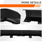 Front Bumper Face Bar for Silverado (2016–2019) w/o Parking Sensor & Fog Light Holes