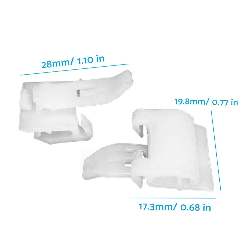 10x Window Weatherstrip Exterior Clip for Toyota LandCruiser (1980–1997)