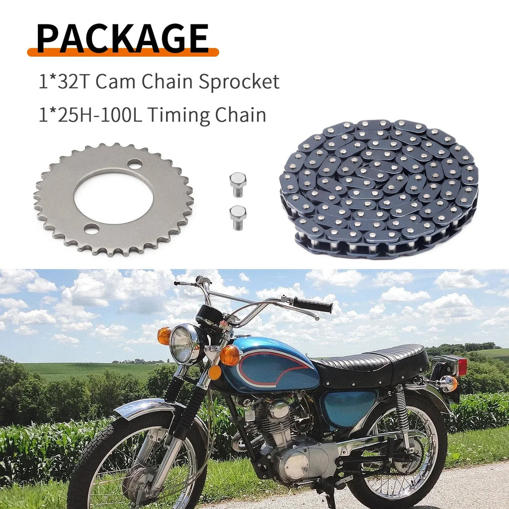 Cam Timing Chain Sprocket Honda ATC185/185S, ATC200/200S (1980–1986)