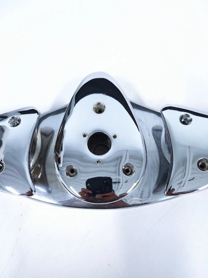 Marine Chrome Bronze Bow Cleat Chock for Bertram 38 (No Screws)