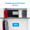 30PCS Clothes Hanger Connector Hooks for Closet Organizer