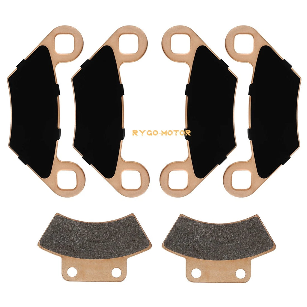 Sintered Front & Rear Brake Pads for Polaris Trail Blazer 250, Trail Boss 250, 350L