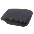Leather Synthetic Console Armrest Cover for Lexus IS300 (2001–2005) Yellow Stitch